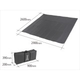 ぴったりサイズで快適に。プレミアムワンタッチテント用テントマット DOD MA5-520