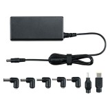 【即納】【代引不可】ACアダプタ ノートパソコン用 65W マルチタイプ マルチACアダプタ AC充電器 変換プラグ7種類付属 便利 ブラック サンワサプライ ACA-DC88ML