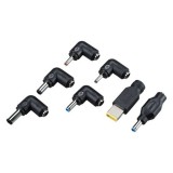 【即納】【代引不可】ACアダプタ ノートパソコン用 65W マルチタイプ マルチACアダプタ AC充電器 変換プラグ7種類付属 便利 ブラック サンワサプライ ACA-DC88ML