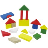 カラフル木製つみき ケース入 積木 木製 玩具 おもちゃ 室内遊び 遊戯 学習 教材 子供用 アーテック 7595