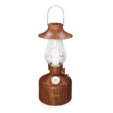 【即納】ランタン型アロマディフューザー ランタンミスト 充電式 加湿器 アウトドア 防災 LEDライト レトロ アンティーク 木目調 SunRuck SR-LAH010-DW
