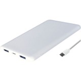 モバイルバッテリー 5000mAh USB type-C PSE適合品 過電圧保護 過電流保護 短絡保護 温度検知 ヒューズ搭載 ホワイト カシムラ AJ-603