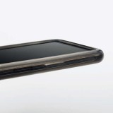 【代引不可】スマートフォン マルチシリコンバンパー 透明 Sサイズ 汎用ケース 6.2インチまで対応 側面ガード シンプル スマホバンパー エレコム P-SBT04