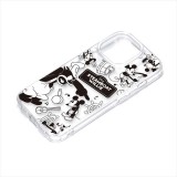 iPhone15 Pro 対応 ケース カバー クリアハイブリッドケース 蒸気船ウィリー Disney キャラクター iPhoneカバー iPhoneケース Premium Style PG-D23BPT08MKY