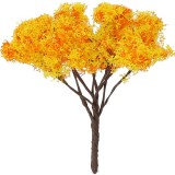 ジオラマ模型 秋の樹木 1/100 10個組 模型パーツ 自作 玩具 アーテック 55627