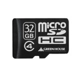 グリーンハウス SDカード変換アダプタ付属のClass4 microSDHCカード 32GB GH-SDMRHC32G4