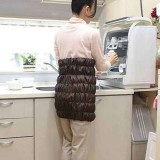 オーラ岩盤腹巻ウォーマー 極 ミドルサイズ ヒップ80～105cm対応 日本製 お腹 腰の冷え対策 腹巻 はらまき 富士パックス h993