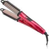 ヘアーアイロン ブラシタイプ ストレート & 26mm 2WAY マイナスイオン付 イオネ ione スパークルピンク テスコム IPH1826-P