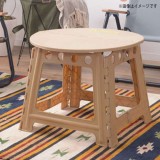 【北海道・沖縄・離島配送不可】【代引不可】クラフターテーブル サークル 丸 ラウンド 折りたたみテーブル 室内 屋外 簡易テーブル コンパクト 持ち歩き レジャー アウトドア 東谷 LFS-414
