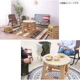 【北海道・沖縄・離島配送不可】【代引不可】クラフターテーブル サークル 丸 ラウンド 折りたたみテーブル 室内 屋外 簡易テーブル コンパクト 持ち歩き レジャー アウトドア 東谷 LFS-414