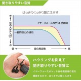 【即納】集音器 イヤーフォースポケット 左右両用 イヤホンタイプ ポケット型 高性能 携帯用ケース付属 ブラック エムケー精工 EF-27M