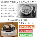 ラジエントヒーター 1口 クッキングヒーター 卓上コンロ キッチン家電 SunRuck SR-YTC-04W