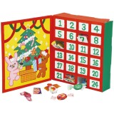 クリスマスアドベントカレンダー Xmas 図工 工作 手作り オリジナル 子供用 日用品 雑貨 パーティー プレゼント アーテック 77688