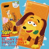 iPhone7対応 ケース Disney TOYSTORY ダイカットカバー（スリンキー・ドック）トイストーリー イヌ キャラクター サンクレスト iP7-DN26