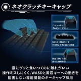 【即納】【代引不可】ゲーミングキーボード V custom 有線 着脱式ケーブル メカニカル ( 銀軸 / スピードリニア ) 日本語配列 テンキーレス USB Aポート×1 コンパクト ブラック エレコム TK-VK200SBK