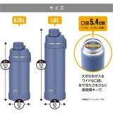 真空断熱スポーツボトル 容量0.75L 保冷 水筒 カーキ サーモス FJU-750-KKI