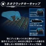 【即納】【代引不可】ゲーミングキーボード V custom 有線 着脱式ケーブル RGB メカニカル ( 青軸 / クリッキー ) 日本語配列 テンキーレス ブラック エレコム TK-VK310CBK