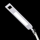 LEDアームライト クランプタイプ 2段階調光スイッチ機能 角度調節 8.8W 昼白色 デスクスタンド 学習スタンド ホワイト OHM AS-LS28B-W