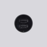 【即納】【代引不可】シガーソケット カーチャージャー 24W(5V/4.8A) 2ポート USB A×2 抜け防止 インジケーター搭載 おまかせ充電 iPhone Android 各種対応 車 充電器 ブラック エレコム MPA-CCU14BK