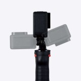 【代引不可】アクションカメラ用 ハンドグリップ 滑りにくい ノンスリップ仕様 360度回転 角度調整 GoPro HERO10/9/8/7/6/5/MAX ブラック エレコム AC-MBGG01BK