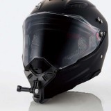 【代引不可】アクションカメラ用 ヘルメットマウント ヘルメット装着 臨場感 スポーツ アウトドア GoPro HERO10/9/8/7/6/5/MAX ブラック エレコム AC-MBHE01BK