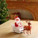 FUNNYクリスマス ミュージック サンタとトナカイ クリスマス 曲名 ジングルベル Christmas おもちゃ 電池式 動くおもちゃ 玩具 トイ スパイス LCXZ2220