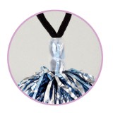 ハンドフリーポンポン オレンジ チア 応援 運動会 イベント 発表会 ダンス グッズ 小物 小道具 クラス 団体 アーテック 2807