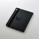 【代引不可】iPad Pro 12.9inch 第5世代 2021年モデル ソフトレザーケース 手帳型 2アングル 軽量 ブラック エレコム TB-A21PLPLFBK