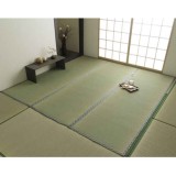 【代引不可】い草 上敷きカーペット ござ 江戸間8畳 約352×352cm 上質な九州産い草使用 畳の日焼けや汚れ防止に 調湿 空気浄化 抗菌防臭 リバーシブル お手入れ簡単 双目織 白浜 純国産 日本製 IKEHIKO 1104038