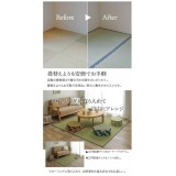 【代引不可】い草 上敷きカーペット ござ 江戸間8畳 約352×352cm 上質な九州産い草使用 畳の日焼けや汚れ防止に 調湿 空気浄化 抗菌防臭 リバーシブル お手入れ簡単 双目織 白浜 純国産 日本製 IKEHIKO 1104038
