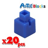 Artec アーテック ブロック ミニ四角 20ピース（青）知育玩具 おもちゃ 追加ブロック パーツ 子供 キッズ アーテック  77822