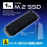 PS5用 内蔵M.2SSD 1TB PS5 本体容量増設 内蔵型SSD M.2  アローン ALG-P5M2SD1T