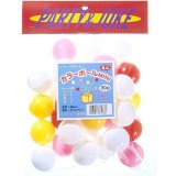 【即納】カラーボールミニ 30P たま 玉 抽選 ガラポン ビンゴ ゲーム パーティー イベント 宴会 グッズ 小道具 小物 ルカン 7846