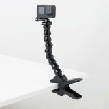 【即納】【代引不可】GoPro HERO9/8/7/6/5/MAX アクションカメラ用 グースネッククランプマウント 自由なアングルで撮影 ブラック エレコム AC-MBGNCP01BK