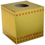 【即日出荷】金の抽選箱 はこ ボックス BOX 抽選 ガラポン くじ引き ビンゴ ゲーム パーティー イベント 宴会 グッズ 小道具 ルカン 7856