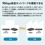 【代引不可】10Giga光 メディアコンバータ 高速ネットワーク構築 インターネット 業務用 サンワサプライ LAN-EC2011TF