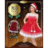 XM-16 エレクトリックベアトップサンタ レディース サンタ クリスマス コスプレ コスチューム 衣装 仮装 変装 クリアストーン 4560320868637