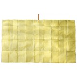 piatto レジャーシート ギンガムチェック 150x90cm 2～3人用 イエロー 現代百貨 A560YE