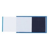 マグネットケース 青 中紙 45×87 マグネットプレート 見出し 整理 整頓 収納 文具 事務用品 アーテック 78624
