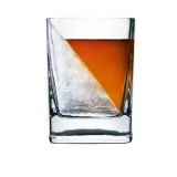 ロックグラス ウィスキーグラス 240ml CORKCICLE WHISKEY WEDGE シリコンカバーの製氷型付き グラスに直接斜めの氷を作れる ギフト おしゃれ 家飲み 飲み会 バー Bar CORKCICLE 7001