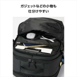 【即納】【代引不可】リュック 大容量 35L シューズ収納 16インチPC対応 出張 旅行 小物整理ポケット付 バックパック 180度オープン構造 ブラック エレコム BM-BPTR01BK