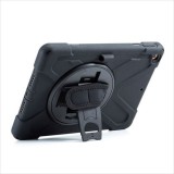【即納】【代引不可】iPad 10.2インチ ケース カバー 耐衝撃ケース ハンドル/スタンド/ショルダーベルト付き ブラック サンワサプライ PDA-IPAD1617BK