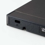 【代引不可】DVDドライブ USB3.2 読込専用 ポータブルDVDドライブ 国内最軽量 超薄型 コンパクト ブラック エレコム LDV-PML8U3NBK