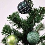 【即納】パーティーオーナメント 5cm ボール 17個セット グリーン クリスマスツリーの飾りつけに 装飾 デコレーション ツリー飾り スパイス GEXK3039GR