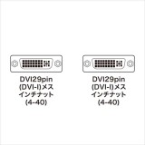 【即納】【代引不可】DVIアダプタ DVI中継用 DVI29pinメス-DVI29pinメス 変換アダプタ サンワサプライ AD-DV07K