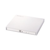 【即納】【代引不可】外付け DVDドライブ CD DVD 対応 USB 3.2 Gen1 ケーブル付き Type-C Type-A パソコン データ ホワイト ロジテック LDR-PWA8U3CLWH
