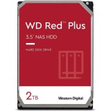 【沖縄・離島配送不可】【代引不可】ハードディスク 2TB WD Red Plus NAS 内蔵HDD 3.5インチ 5400RPM SATA 6Gb/秒 CMR 64MBキャッシュ Western Digital WDC-WD20EFPX