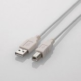 【代引不可】エレコム USB2.0ケーブル/0.7m/ホワイト U2C-BN07WH