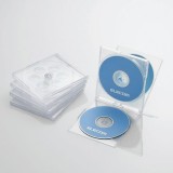 【即納】【代引不可】エレコム Blu-ray/DVD/CDケース（標準/PS/4枚収納）/クリア CCD-JSCNQ5CR