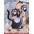 もふもふアニマルセット 黒ねこ カチューシャ グローブ しっぽ コスプレ 仮装 変装 グッズ 黒猫 ねこ にゃんこ CAT  クリアストーン 4560320900221
